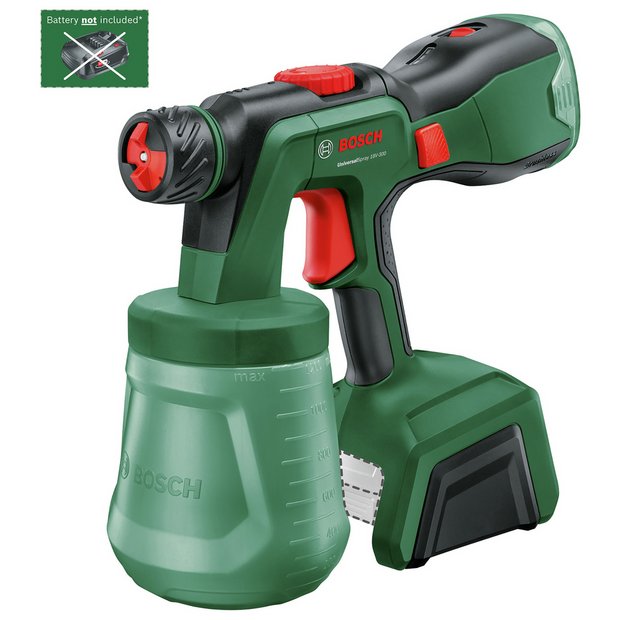 Bosch cordless paint sprayer 18V-300 1.2L tank (British brand)