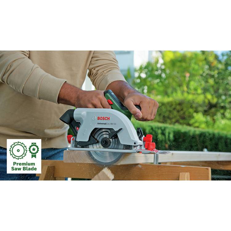 Bosch UniversalCirc 18V-53 cordless circular saw (British brand)