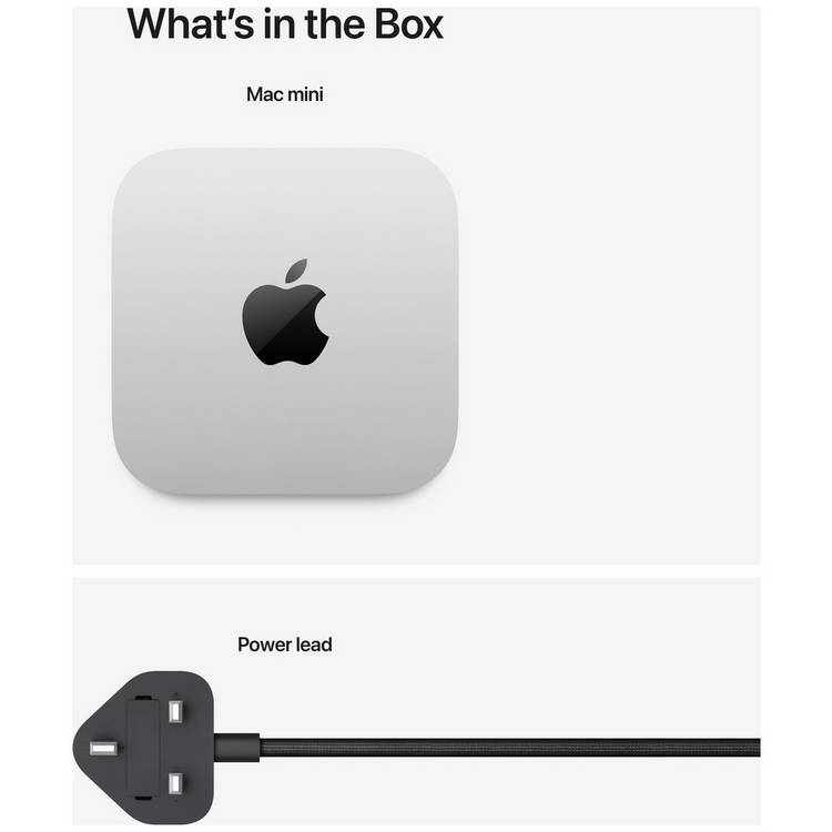 Apple Mac mini M4 24GB 512GB desktop computer, imported from the UK