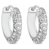 Argos Simply Silver Sterling Silver 925 Cubic Zirconia Mini Hoop Earrings- Buy online at McGrocer