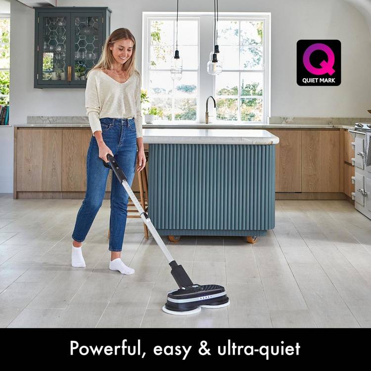 AirCraft PowerGlide cordless floor cleaner with 8 pads, imported from the UK