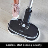 AirCraft PowerGlide cordless floor cleaner with 8 pads, imported from the UK