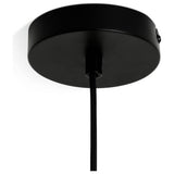 Habitat Boyd glass pendant light black 25cm - British product