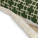 Habitat green single geometric bedding set, UK version