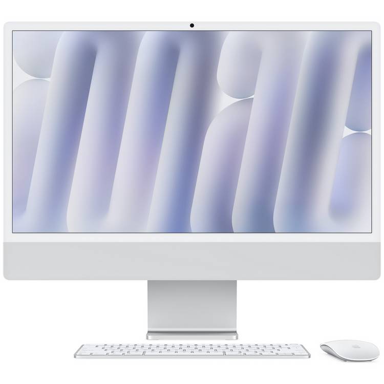 Apple iMac 24in M4 desktop 16GB 256GB Silver (British brand)