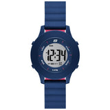Skechers digital watch with magnetic blue silicone strap 37mm, imported from the UK