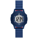 Skechers digital watch with magnetic blue silicone strap 37mm, imported from the UK