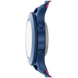 Skechers digital watch with magnetic blue silicone strap 37mm, imported from the UK