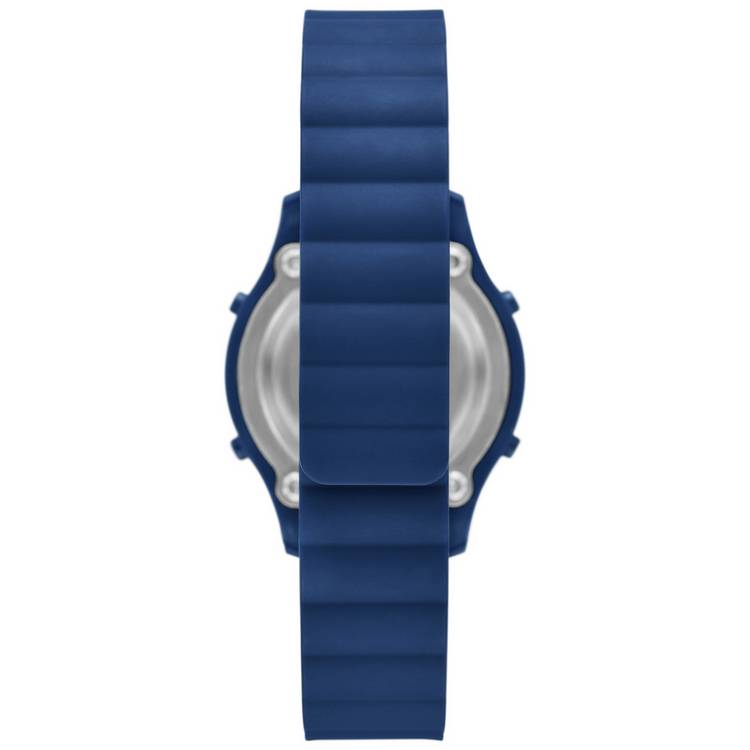 Skechers digital watch with magnetic blue silicone strap 37mm, imported from the UK
