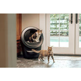 Litter-Robot 4 black automatic cat litter box, UK version