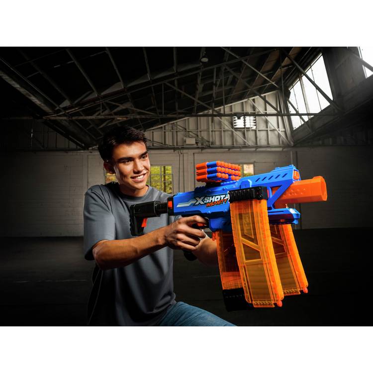 XSHOT Clip Mania blaster 72 darts, UK version