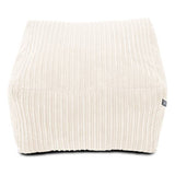 Argos Rucomfy Fabric Jumbo Cord Footstool - Ivory - H36 x W60 x D60cm- Buy online at McGrocer