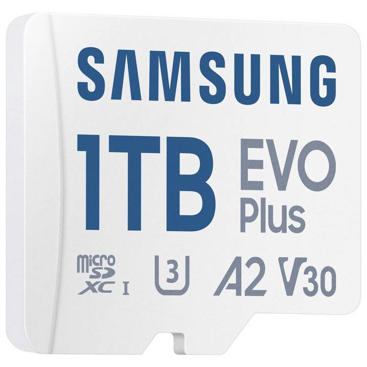 Samsung EVO Plus 1TB microSD memory card, UK version
