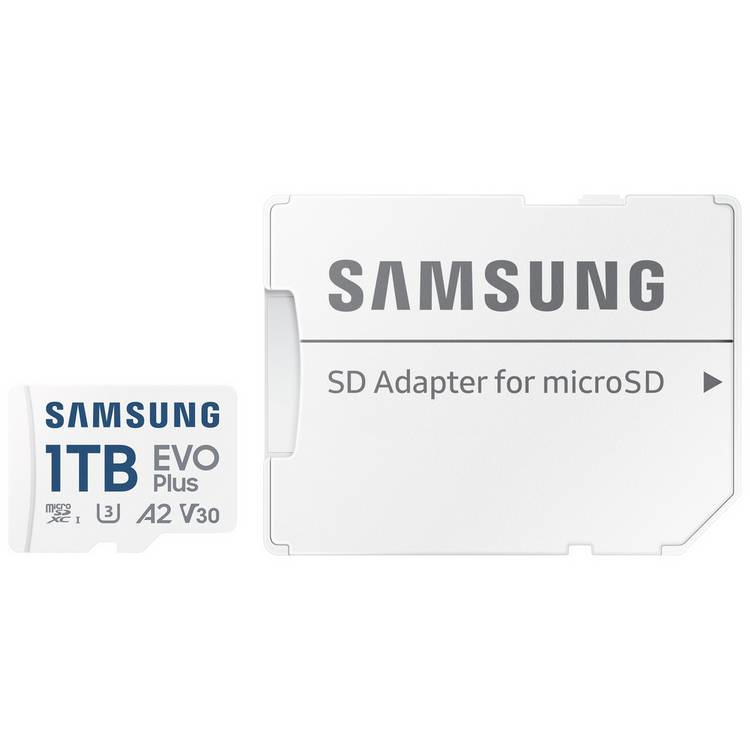Samsung EVO Plus 1TB microSD memory card, UK version