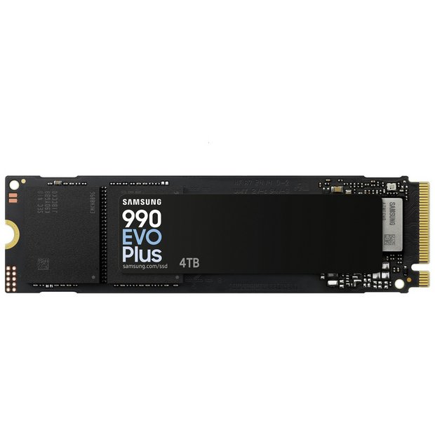 Samsung 990 EVO Plus internal SSD 4TB high-speed storage (British brand)