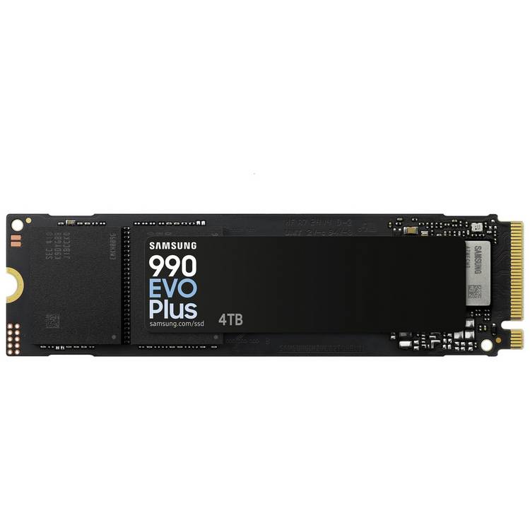 Samsung 990 EVO Plus internal SSD 4TB high-speed storage (British brand)