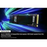 Samsung 990 EVO Plus internal SSD 4TB high-speed storage (British brand)