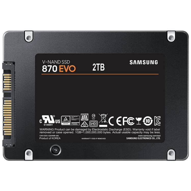 Samsung 870 EVO internal SSD 2TB, UK version