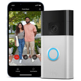 Ring Battery Video Doorbell Pro satin nickel, UK version