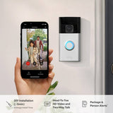 Ring Battery Video Doorbell Pro satin nickel, UK version
