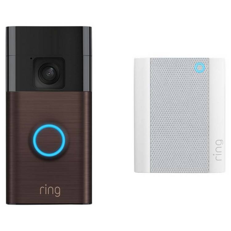 Ring video doorbell Venetian Bronze, UK version