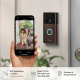 Ring video doorbell Venetian Bronze, UK version