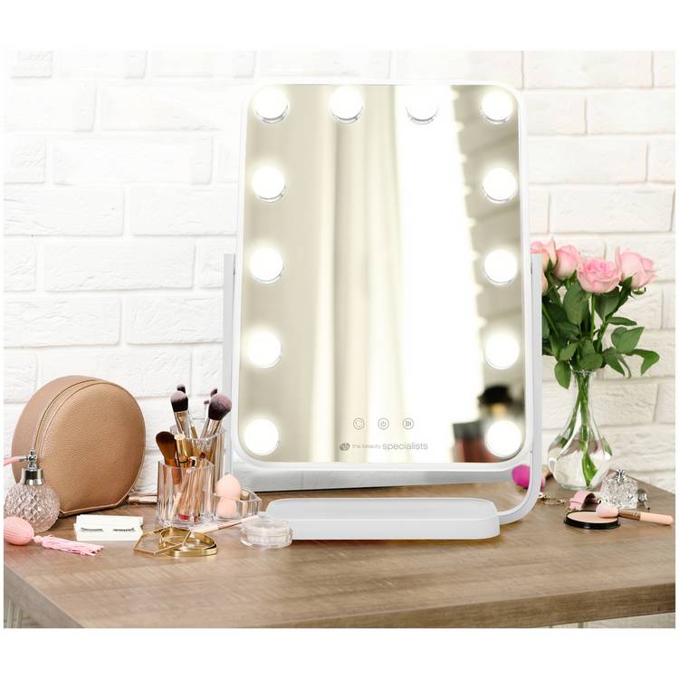 Rio Hollywood Glamour lighted dressing mirror with LED lights - British product