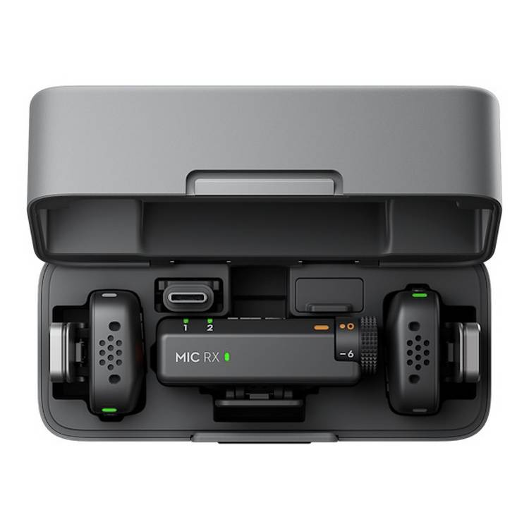 DJI Mic Mini wireless microphone system with charging case (British brand)