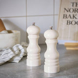Argos Habitat Salt and Pepper Mill Set Cream 17.7cm- Buy online at McGrocer