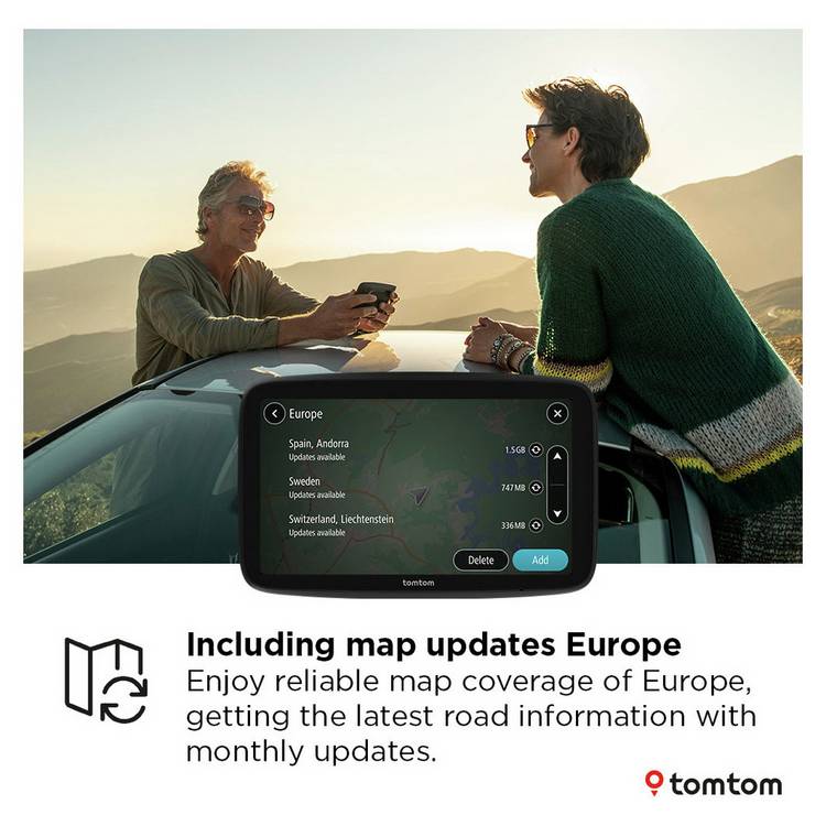 TomTom GO Classic 6 inch sat nav UK maps imported from UK