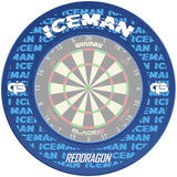 Argos Red Dragon Gerwyn Price Iceman Dartboard Surround- Buy online at McGrocer