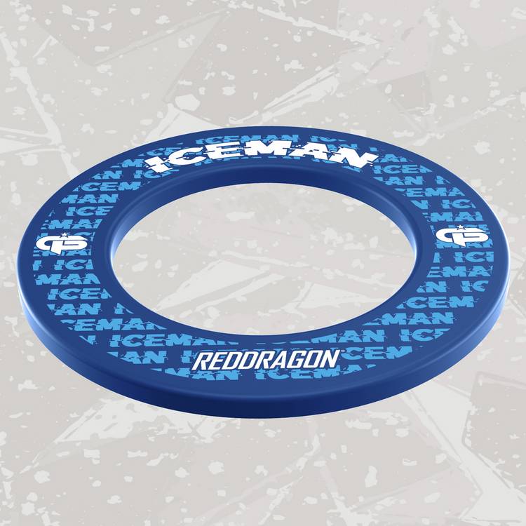 Red Dragon Gerwyn Price Iceman dartboard surround 70cm, imported from the UK