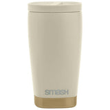 Argos Smash Beige & Gold Stainless Steel Travel Coffee Cup 350ml- Buy online at McGrocer