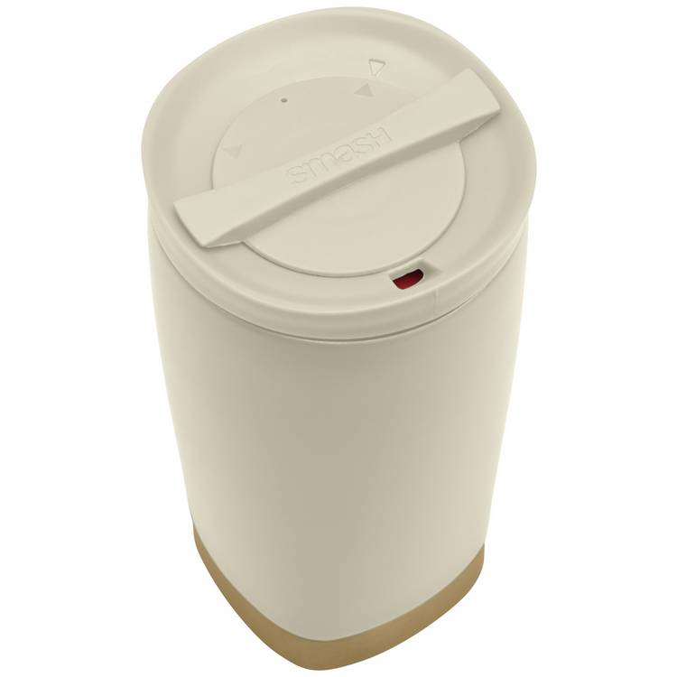 Smash travel coffee cup beige gold 350ml - British product