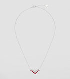 Chaumet Joséphine Aigrette white gold ruby diamond pendant necklace, UK version