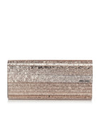 Jimmy Choo gold-toned glitter Sweetie clutch - British product