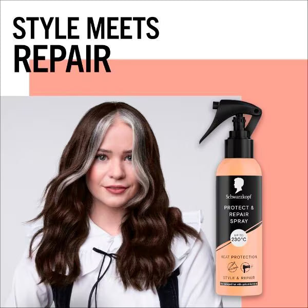 Schwarzkopf Protect & Repair Spray 150ml (British brand)