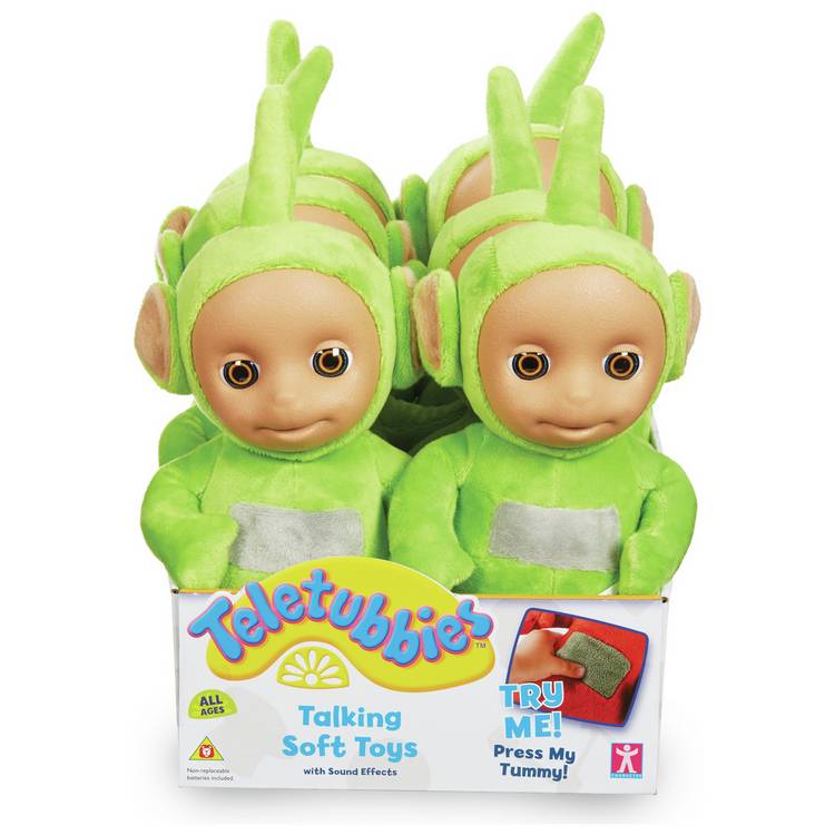 Teletubbies Dipsy talking plush toy, British brand