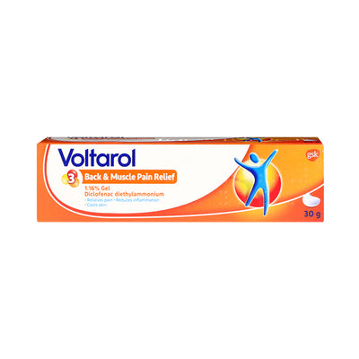Holland & Barrett Voltarol Back & Muscle Pain Relief 1.16% Gel 30g- Buy online at McGrocer