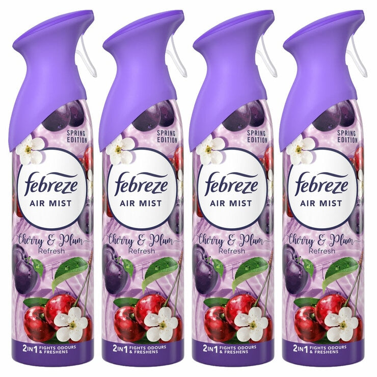 Febreze Air Mist air freshener spray 4 x 185ml - British product