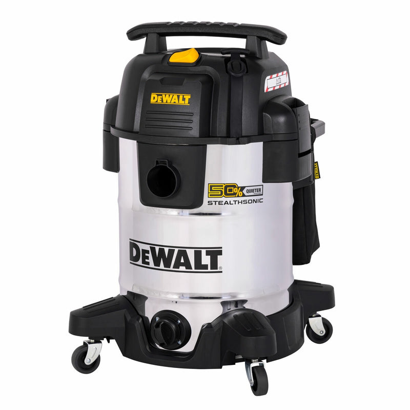 DEWALT stainless steel wet dry vacuum cleaner 38L, UK version