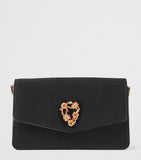 Aspinal of London velvet Eliza clutch bag (British brand)