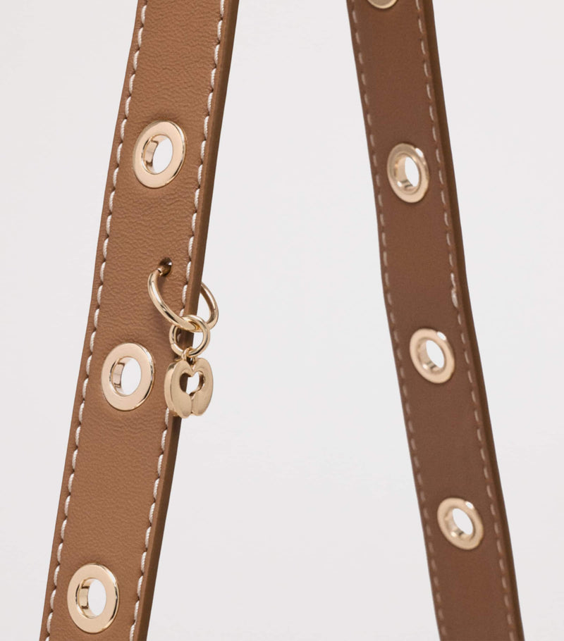 Maje small canvas Miss M shoulder bag, imported from the UK
