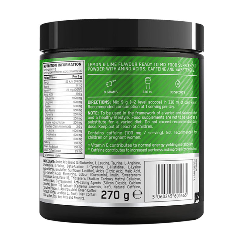 Optimum Nutrition amino energy citron vert 270g, version UK