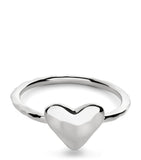 Monica Vinader sterling silver heart ring - British product