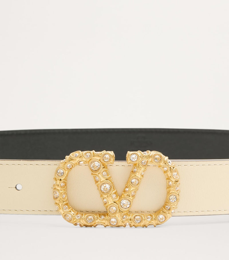 Valentino Garavani VLogo Signature belt 3cm, imported from the UK