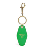 Harrods leather private jet keyring (British brand)