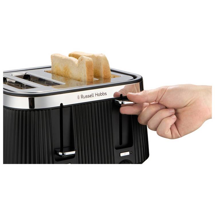 Russell Hobbs Bronte 4 slice toaster matte black (British brand)