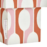 Habitat x Scion small billow fabric table lamp orange, UK version