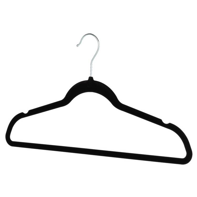 Argos Home set of 30 velvet flocked hangers (British brand)